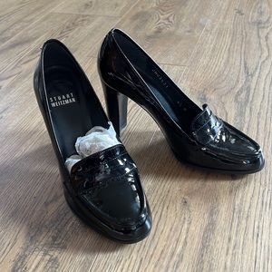 Stuart Weitzman Vintage Pump Loafers Size 4 1/2 M Black